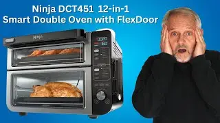 Features of the Ninja DCT451 12-in-1 Smart Double Oven with FlexDoor and Smart Thermometer