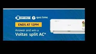 Amazon quiz answer added 23 April 2019