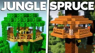 3 Unique Treehouses for 3 Different Biomes!