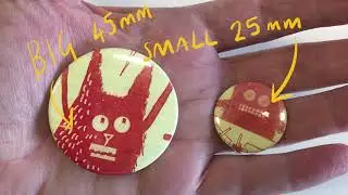 Make a 25mm button badge using a badge maker