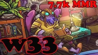 Dota 2 - w33 7.7k MMR Plays Tinker Vol 1# - Ranked Match Gameplay