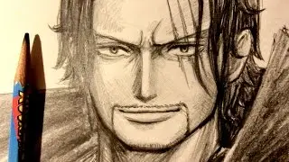 ASMR | Pencil Drawing 56 | Shanks (Request)