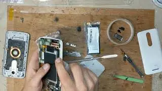 Замена батареи Motorola Droid Turbo 2 xt1585 (Motorola FB55)