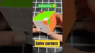 easily solve the 4*4 cube corner #shorts#viral#puzzle#trending @cubechanger84