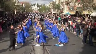The Pride of Broken Arrow HS Marching Band - Disneyland - January 2017