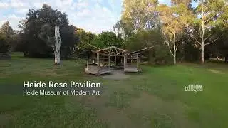 Aerial video of Heide Rose Pavilion