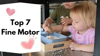 My Top 7 Favorite Toddler Fine Motor Activities | How to Homeschool a Toddler