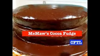 MEMAW'S COOKED COCOA FUDGE ICING | COOKING FROM THE LOFT