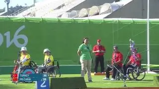 Compound Open Mixed Team Semi Finals - PR China v Turkey - Rio 2016 Paralympics