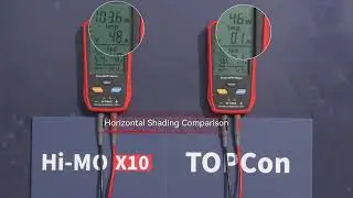 LONGi Hi MO X10 Anti shading Comparison Experiment