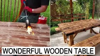 Part 23 - Amazing House and Garden Transformation - Wonderful Wooden Table