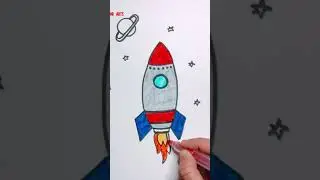 Rocket Colouring