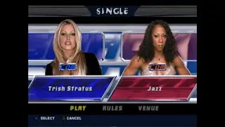 WWE - Trish Stratus vs. Jazz (ALL COM) - Backlash 2002
