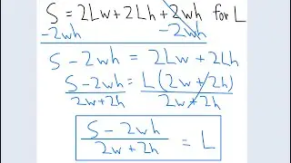 How to rewrite literal equations