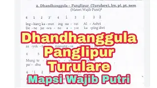 Dhandhanggula Panglipur Turulare Laras Pelog Pathet Nem Macapat Islami Mapsi Wajib Putri