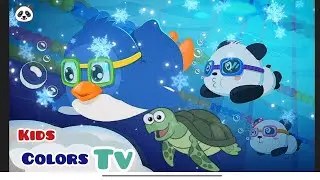 Baby Panda Sports - Swimming | panda at swimming pool Animation video BabyBus by SMC kids colors Tv