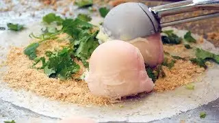 대만 전통 얼음 떡 Sweet desert Peanut ice cream - Taiwanese street food