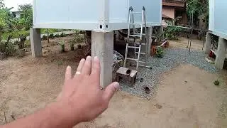 A view of our container house