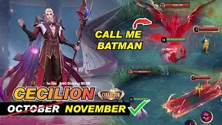Cecilion Collector Skin Release on November 2022 (NOT OCTOBER ? ) Batman Skill Effect MLBB