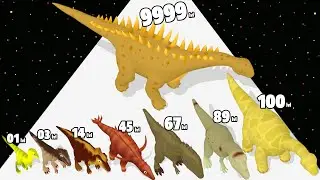 Dinosaur Runner Evolution - Level Up Dinosaur Max Level Gameplay (FullGameplay) Dino Run