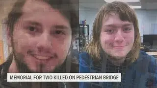 Memorial displayed for victims in fatal I-74 accident
