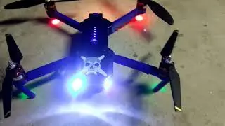 DJI Mavic Pro 3d Printed Clone - LEDs Demo