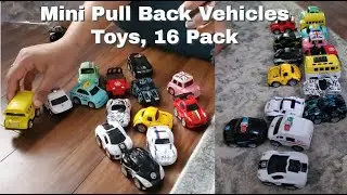 Best Metal Car Toys/ Geyiie Mini Pull Back Vehicles/Friction Powered/ 16pcs different diecast cars