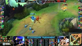 GIA vs RG   Game 1   EU Expansion Tournament, Semifinal   Giants vs Reason Gaming VOD