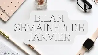 BILAN SEMAINE 4 DE JANVIER 🥳 M&Eacute;THODE DES ENVELOPPES #systemedesenveloppes#cashstuffing 