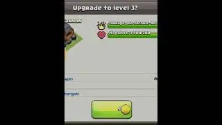 GIANT CANON LVL 1 TO MAX LVL IN CLASH OF CLANS #coc #shorts #sumit007 #trending #viral