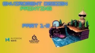 How to Paint Enviroment Design With Substance Painter? #substancepainter