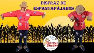 DIY. Disfraz de Espantapájaros 🐦🕊🦅🦜. Ideas de disfraces para Halloween. Disfraz de Espantajo.