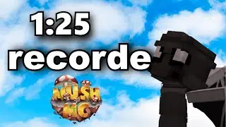 TOP 1 da SPEEDRUN de BEDWARS QUARTETO do MUSHMC
