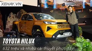 Xem nhanh TOYOTA HILUX vừa ra mắt: Giá từ 632 triệu và nhiều cái thuyết phục đấy! |XEHAY.VN|