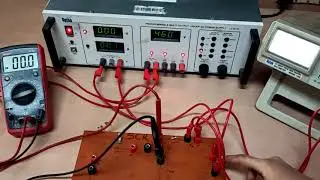 V I Characteristics of SCR - Practical experiment