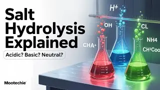 Salt Hydrolysis Explained: Why Some Salt Solutions Are Acidic, Basic, or Neutral | Mootechie