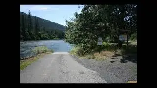 Ahsahka Access Site on the Clearwater River, Idaho.