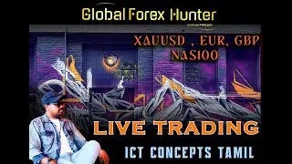Golbal Fx Hunter 🔴 Live Trading NASDAQ, GOLD & EUR/USD | ICT Smart Money Execution