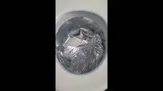 Dry flush toilet - how it flushes