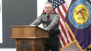 The Choctaw Nation award Lighthorse Officer of the Year