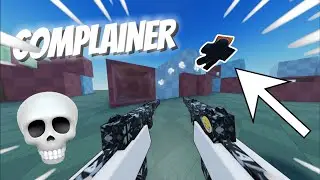 Humiliating a toxic kid in Roblox Gun Grounds FFA