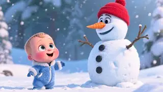 Snowy Park Adventure Baby ❄️☃️ Fun Winter Learning | Kids Song | Toddler Fun