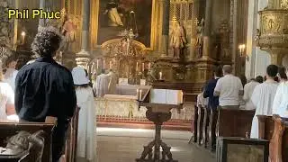 Part 3 - Old traditional Latin mass at St. Michael's Church - Budapest