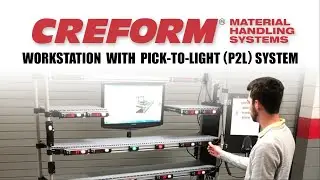 Workstation with Pick-To-Light (P2L) System