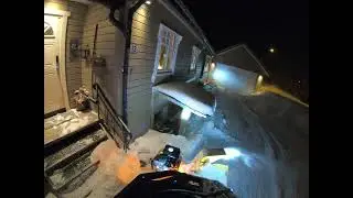#9 Segway Snarler and rammy snowblower in action. Norway
