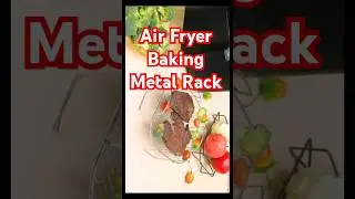 Air Fryer Baking Rack Metal Square/Round/Rectangle Oven Grill Racks Airfryer Accessories for Cosori