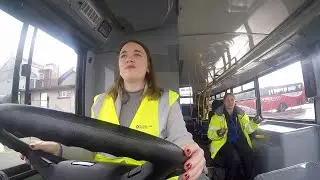 'Not as terrifying as I'd expected': Shauna Bowers takes a Dublin Bus driving lesson