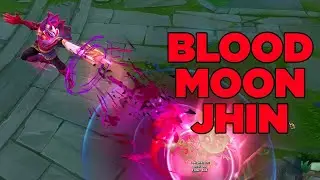 Blood Moon Jhin training tutorial - positioning and abilities (vs Blitz)
