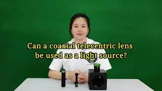Can a coaxial telecentric lens be used as a light source? #telecentriclens #industriallens