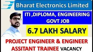 BEL Recruitment 2024 || ITI / Diploma || BEL Vacancy 2024 || BEL Notification -2024 #psu #iti #job